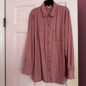 Old Navy Pink Button Down Shirt for Women